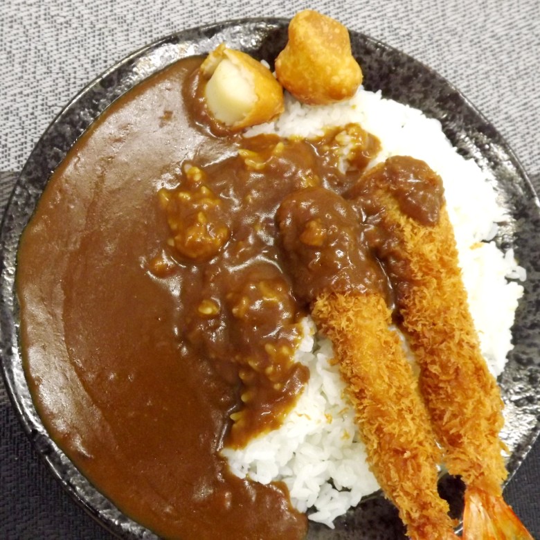 エビフライカレーセット